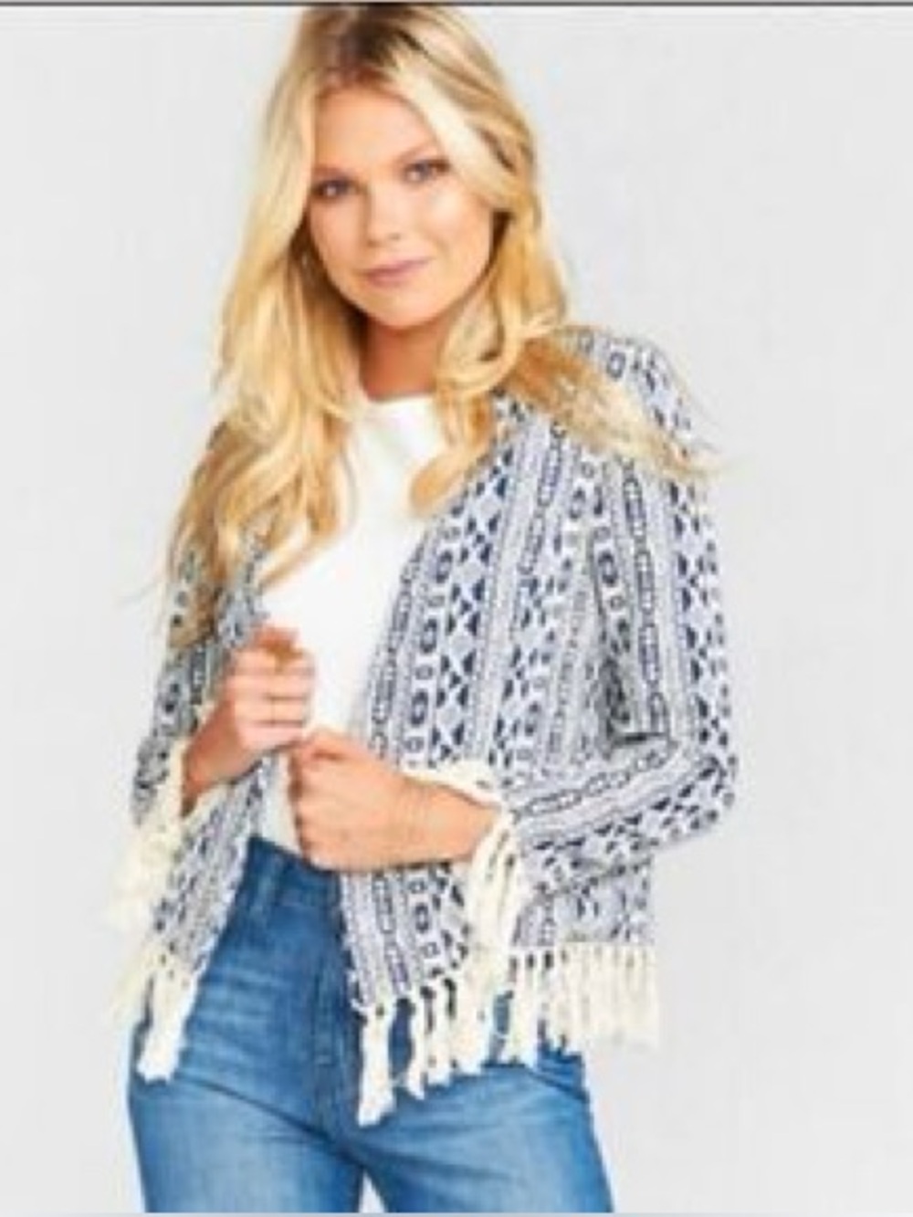 New Show Me Your MuMu Beverly Tassel Blazer S